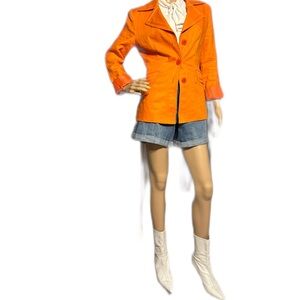 Neiman Marcus Orange blazer “orange era”